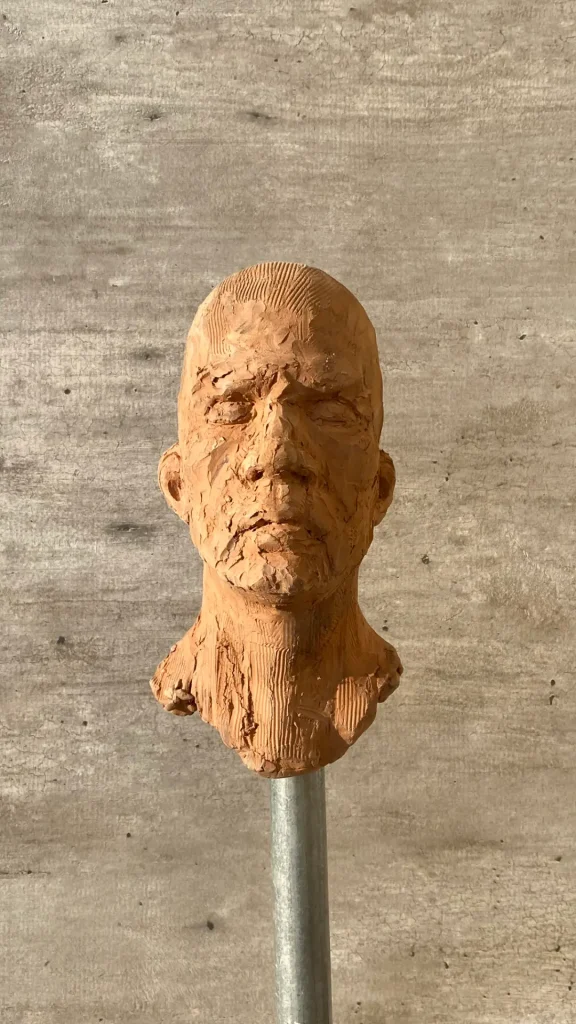 Studio scultoreo di una figura maschile