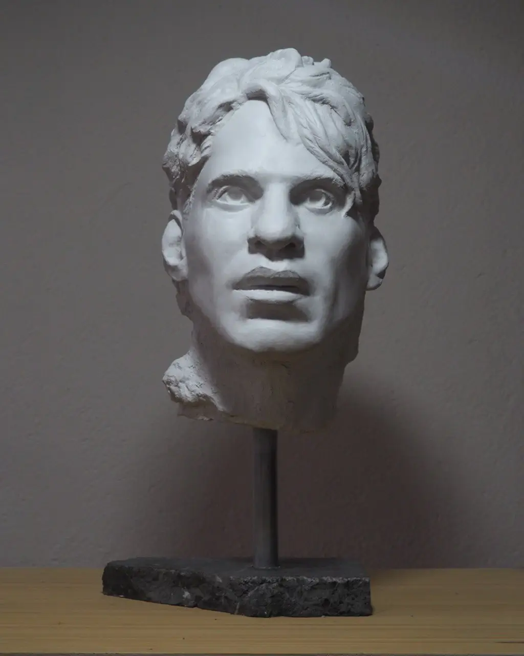 Studio scultoreo di un volto